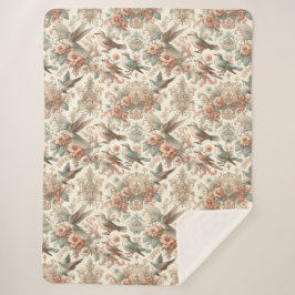 Viktorianisches Aviar: Ein Pastelgarten Sherpadecke