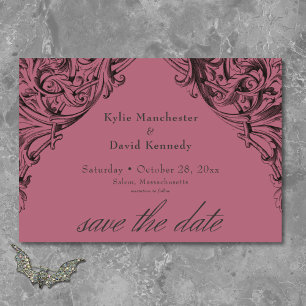 Viktorianisches Bad bis zum Tod Schwarz & Wein Hoc Save The Date