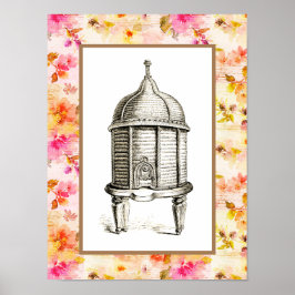 Viktorianisches Bienenstock Poster