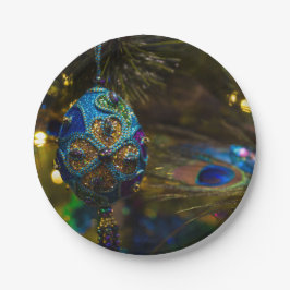 Viktorianisches Blau Pappteller