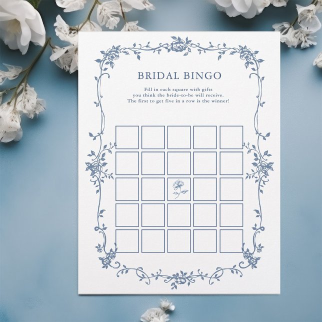 Viktorianisches Blue 'Bridal Bingo' Brautparty Gam (Von Creator hochgeladen)
