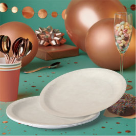 Viktorianisches CremeWallpaper Pappteller