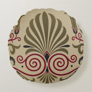 Viktorianisches Design #10 @ VictoriaShaylee Rundes Kissen