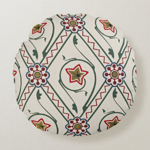 Viktorianisches Design #3 @ VictoriaShaylee Rundes Kissen