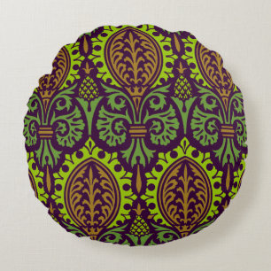 Viktorianisches Design #4 @ VictoriaShaylee Rundes Kissen