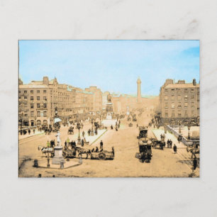 Viktorianisches Dublin, Irland Postkarte