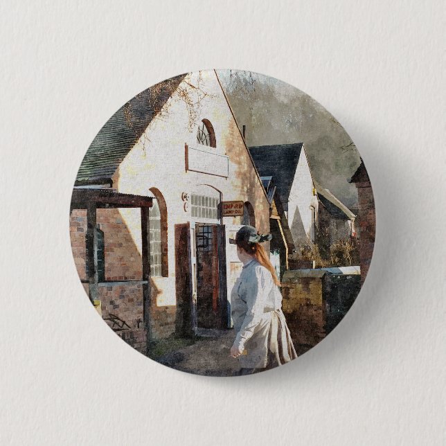 VIKTORIANISCHES ENGLAND BUTTON (Vorderseite)