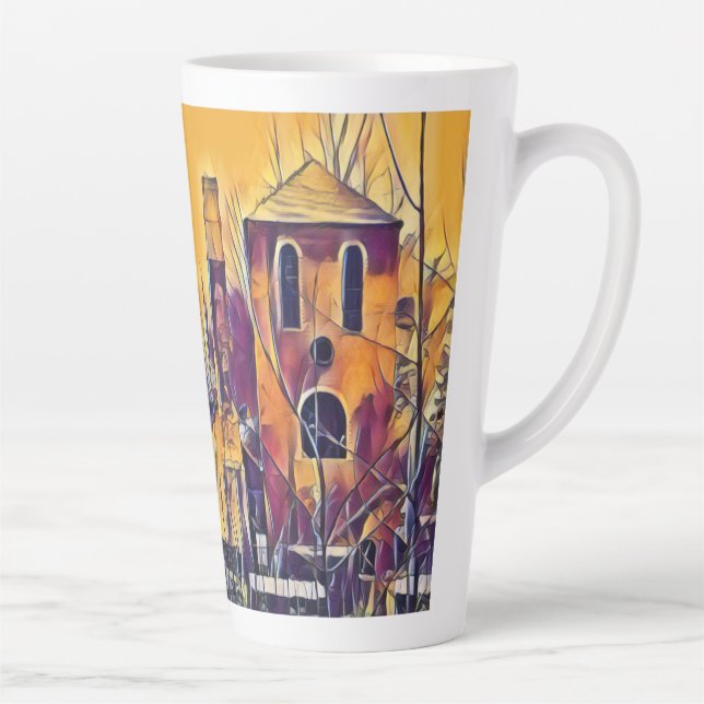 VIKTORIANISCHES ENGLAND-GEBÄUDE MILCHTASSE (Rechts)