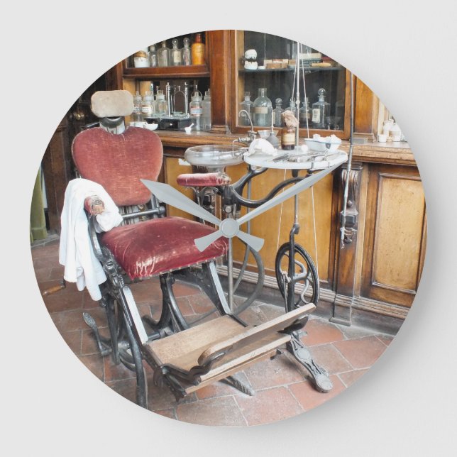 VIKTORIANISCHES ENGLAND GROßE WANDUHR (Vorderseite)