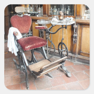 VIKTORIANISCHES ENGLAND QUADRATISCHER AUFKLEBER