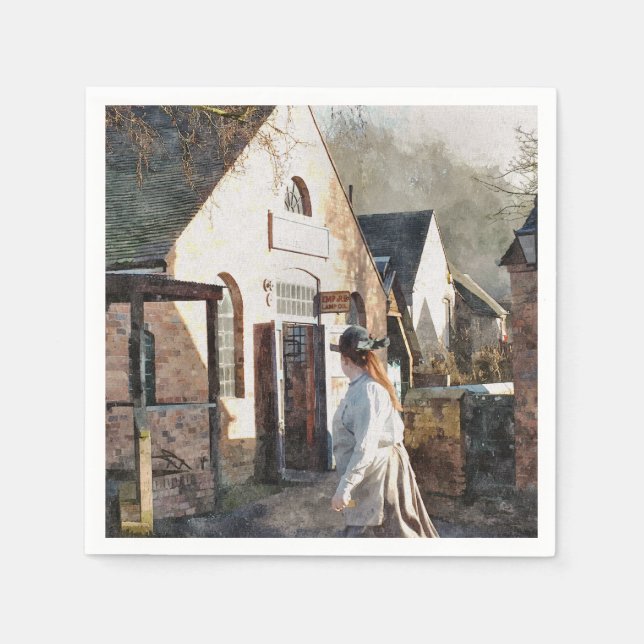 VIKTORIANISCHES ENGLAND SERVIETTE (Vorderseite)