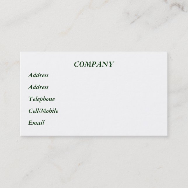 VIKTORIANISCHES ENGLAND VISITENKARTE (Vorderseite)