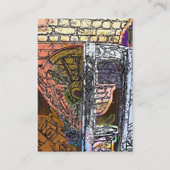 VIKTORIANISCHES ENGLAND VISITENKARTE (Vorderseite)