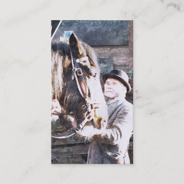 VIKTORIANISCHES ENGLAND VISITENKARTE (Vorderseite)