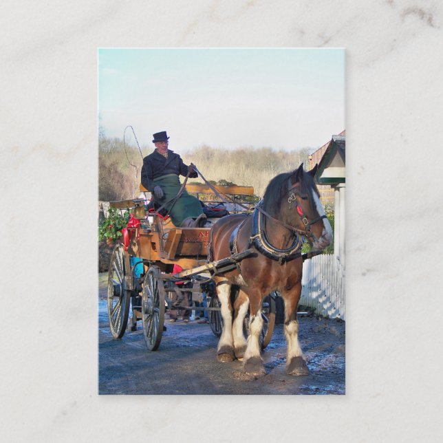 VIKTORIANISCHES ENGLAND VISITENKARTE (Vorderseite)