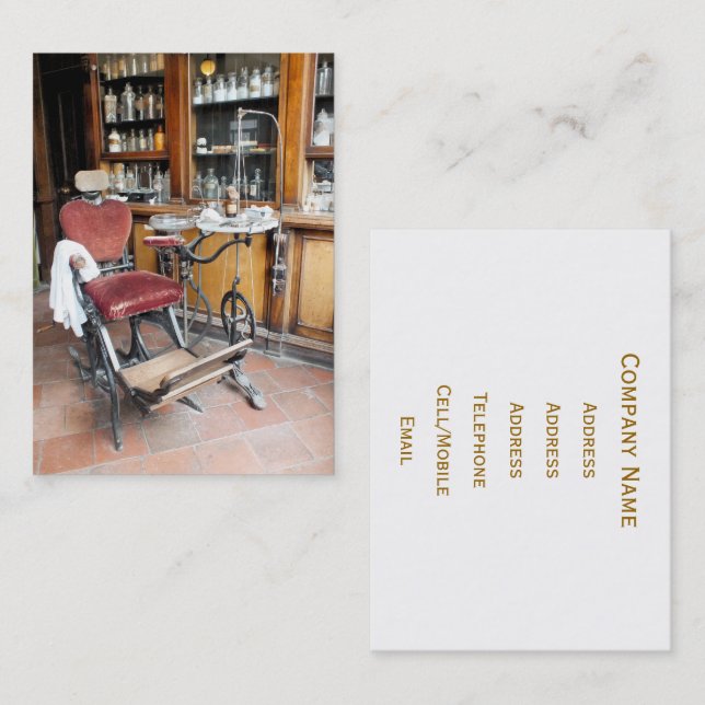 VIKTORIANISCHES ENGLAND VISITENKARTE (Vorne/Hinten)