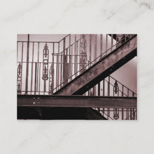 Viktorianisches Feuer-Entweichen Visitenkarte