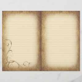 Viktorianisches Geblüht Zeitschriftenpapier