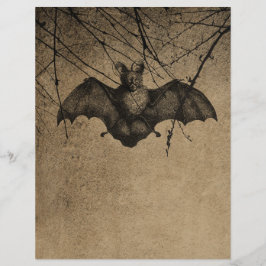 Viktorianisches Halloween-Bat-Buch