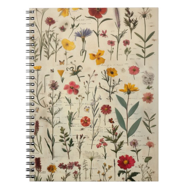 Viktorianisches Herbarium Notizblock (Vorderseite)