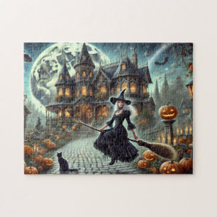 Viktorianisches Hexenhaus Halloween Spuk Haus