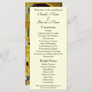 Viktorianisches Hochzeitsprogramm, The Kiss, Gusta Programm