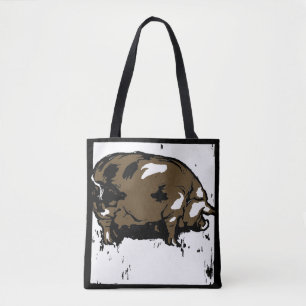 Viktorianisches Holzschnitt Tasche