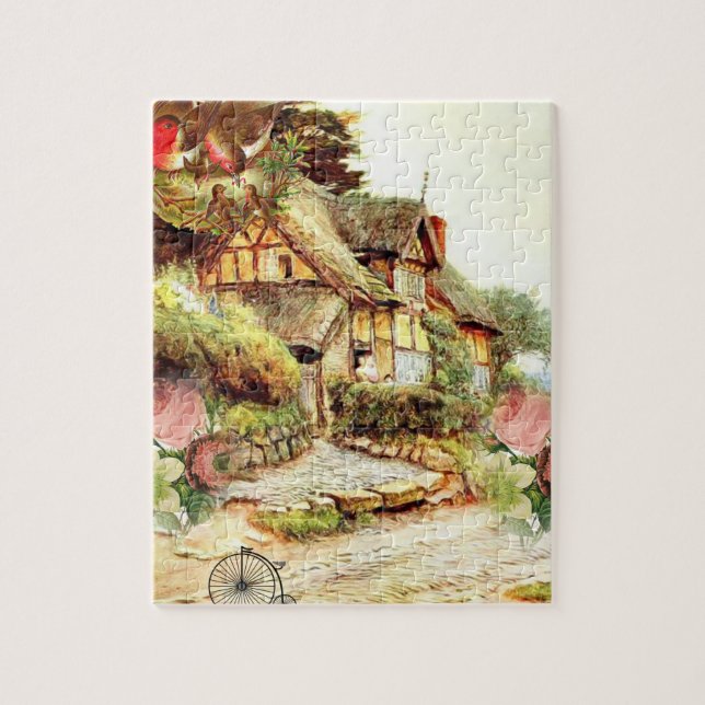 Viktorianisches Jigsaw Puzzle (Vertikal)