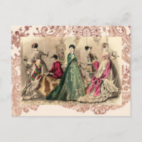 Viktorianisches Kleid mit rosa Bogen