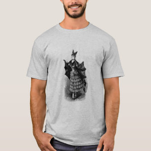 Viktorianisches Mädchen in Bat Kostüm I T-Shirt