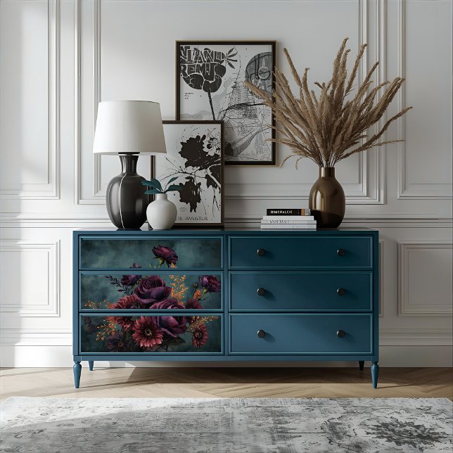 Viktorianisches Meer Grüne Blossom Glühwürmchen De Seidenpapier (Von Creator hochgeladen)