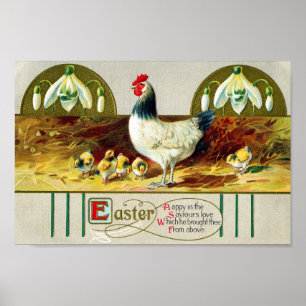 Viktorianisches Ostern Poster