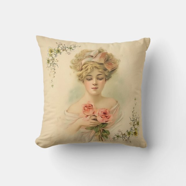 Viktorianisches Parlour_Flora Kissen (Vorderseite)