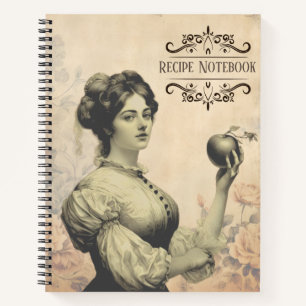Viktorianisches Rezept Notizbuch