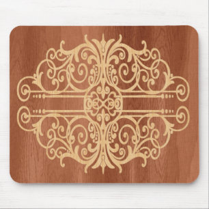 Viktorianisches Schwarz-Schwarz-Schwarz-Schwarz-Sc Mousepad