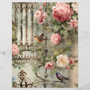 Viktorianisches Scrapbook für den Garten