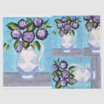 Viktorianisches Shabby Chic Tissue Paper für DIY