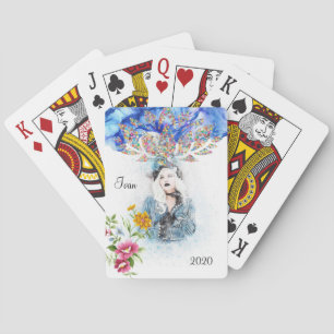 Viktorianisches Spielen der Kartendecke Spielkarten