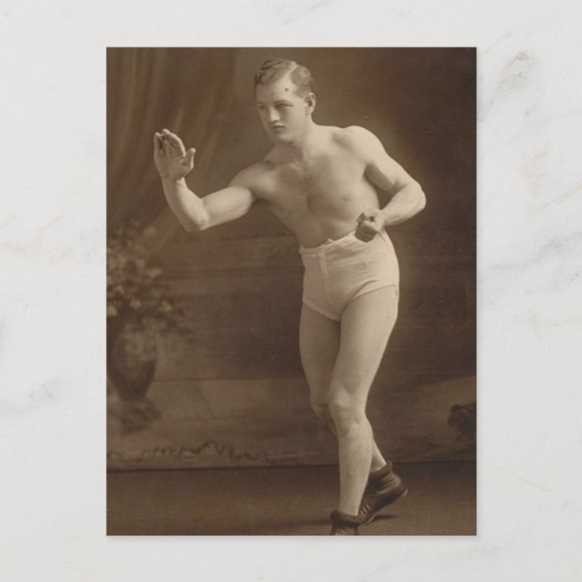 Viktorianisches Unterkleidungsmodell Postkarte (Vorderseite)