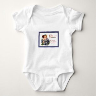 Viktorianisches Valentine "Die Bliss der Küsse" Ge Baby Strampler