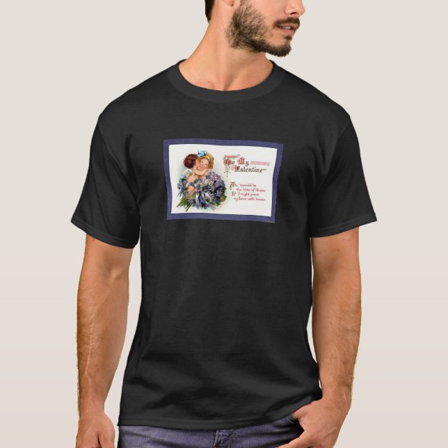 Viktorianisches Valentine "Die Bliss der Küsse" Ge T-Shirt (Vorderseite)