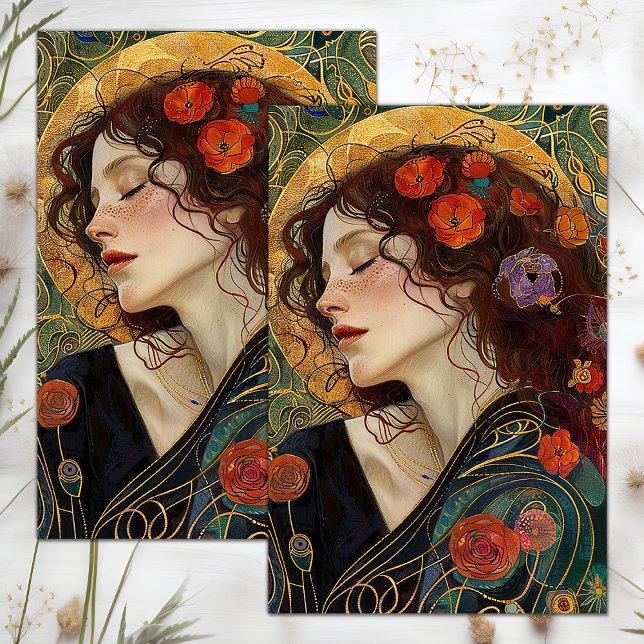 VIKTORIANISCHES VINTAGES LADY DECOUPAGE TISSUPAPIE SEIDENPAPIER (VICTORIAN VINTAGE LADY DECOUPAGE TISSUE PAPER)