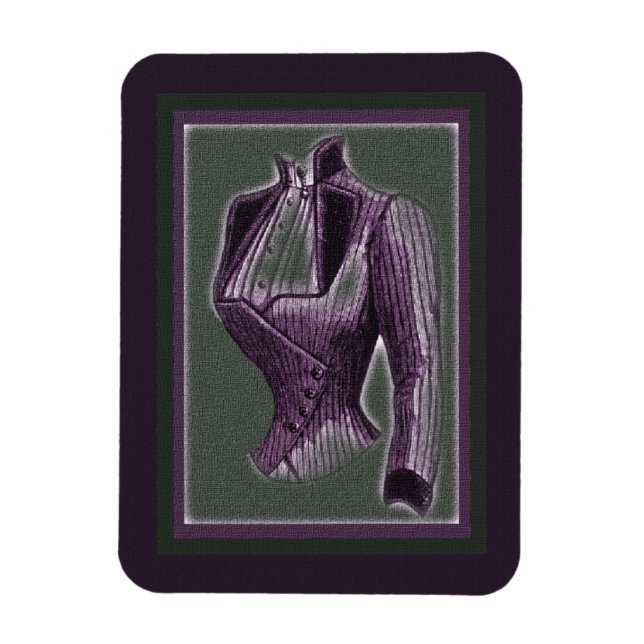 Viktorianisches Violett Magnet (Vertikal)