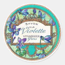 Viktorianisches violettes Parfüm lila aquamarines