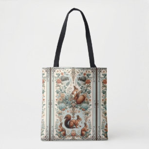 Viktorianisches Wald Eichhörnchen Tapestry Tasche