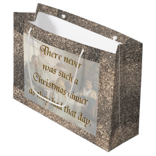 Viktorianisches Weihnachten Große Geschenktüte