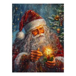 Viktorianisches Weihnachtsposter Poster