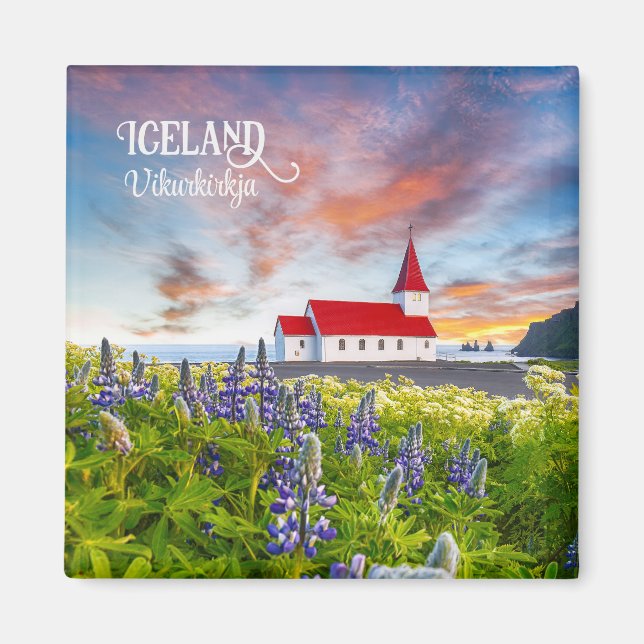 Vikurkirkja, Island Magnet (Vorne)