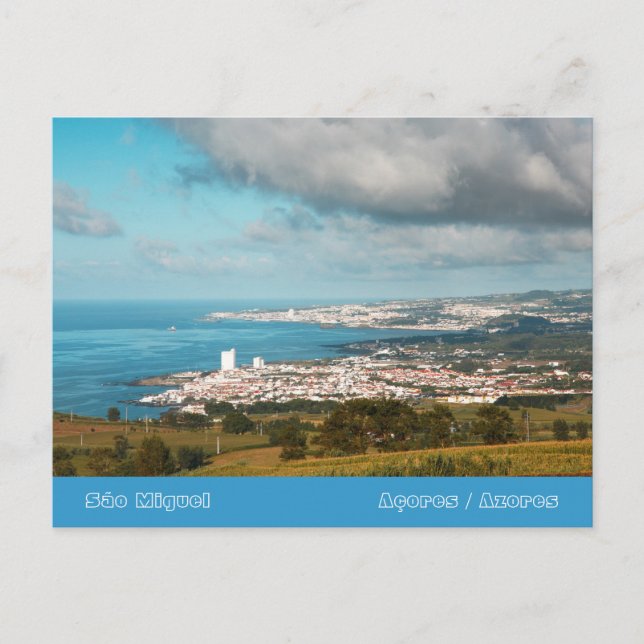Vila da Lagoa - Azoren Postkarte (Vorderseite)