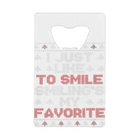 Vilain Noël J'Aime Smile Smiling est Mon F